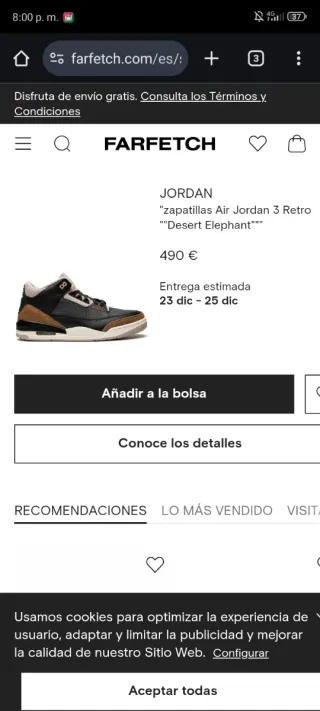 Air Jordan 3 Desert Elephant