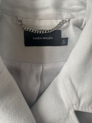 Chaquetón gris mujer