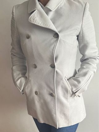 Chaquetón gris mujer