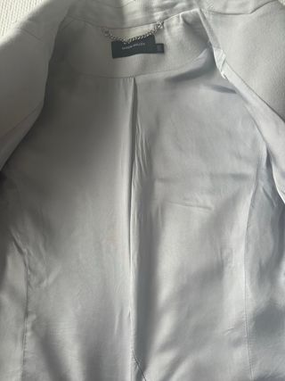 Chaquetón gris mujer