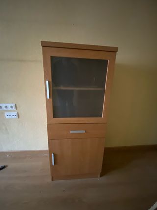 Módulo Vitrina Madera Pequeño