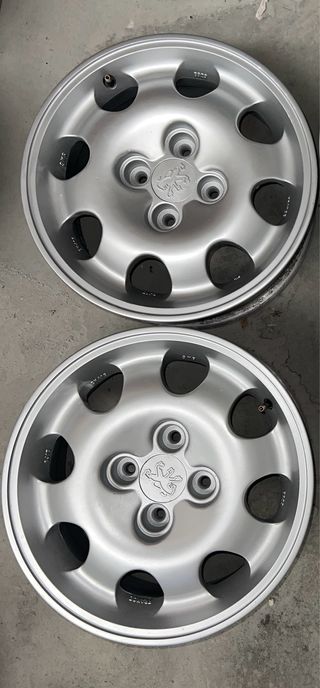 2 Llantas Aleación 15 pulgadas Peugeot