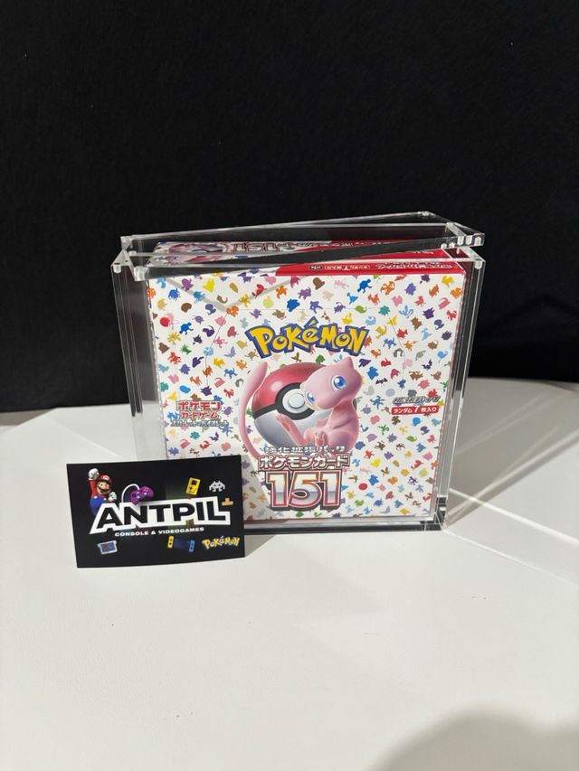 Box Acrilico Protezione Box Pokemon Giapponesi