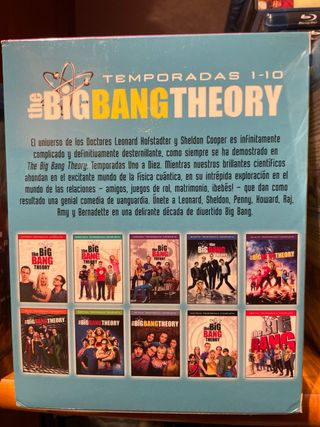 The Big Bang Theory Blu-ray Temporadas 1-10.