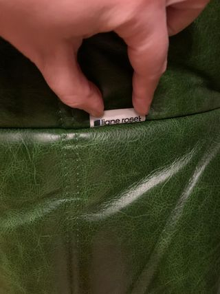 Sofá Togo Ligne Roset Piel Verde Original 70s