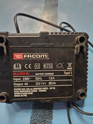 Cargador y Batería Facom 18V