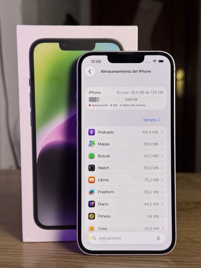 iPhone 14 128GB 84% Bateria
