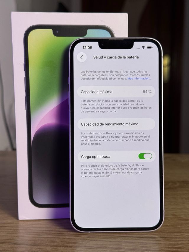 iPhone 14 128GB 84% Bateria