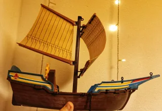 Barco Pirata Playmobil i 3 pirates