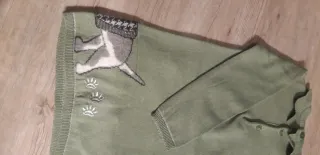 Vestido punto niña Boboli verde