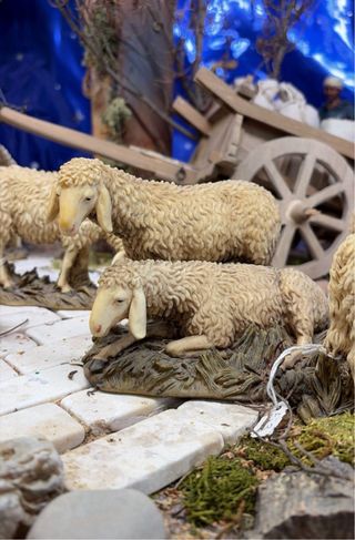 Lote Figuras Landi diferente tamaño más ovejas