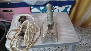 Plancha antigua eléctrica