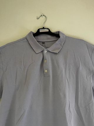 Polo Piqué Lila Talla XL | Nuevo Premium Algodón