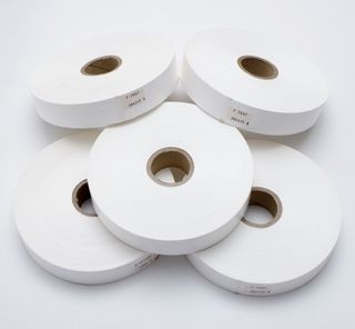 Rollos Etiquetas Textiles Poliéster + Cinta Ribbon