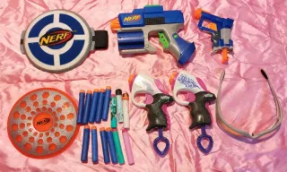 Lote Pistolas Juguete Nerf