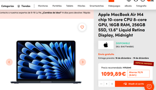 Portátil Apple Azul medianoche