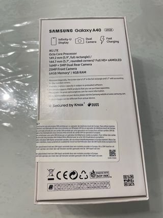 Samsung Galaxy A40 Nuovo Sigillato
