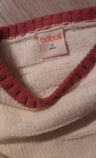 Conjunto Boboli jersey y pantalón pana