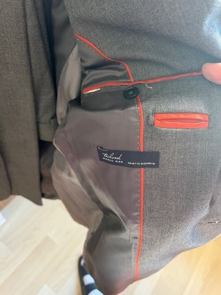 Traje gris hombre (chaqueta + pantalón)