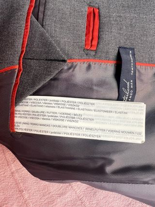 Traje gris hombre (chaqueta + pantalón)