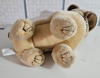 Peluche cane carlino marrone che abbaia