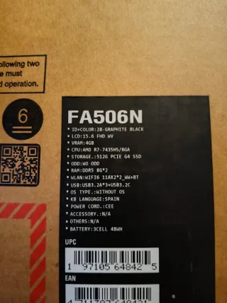 ASUS TUF Gaming A15 Ryzen 7 7435h