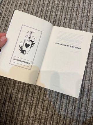 Todas esas cosas que te diré mañana