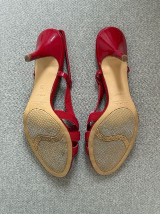 Sandalias de tacón Fioni rojos talla 38
