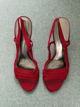 Sandalias de tacón Fioni rojos talla 38