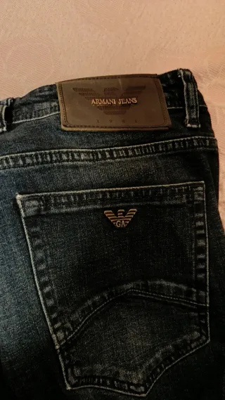 Pantalón Tejano Armani Talla 36