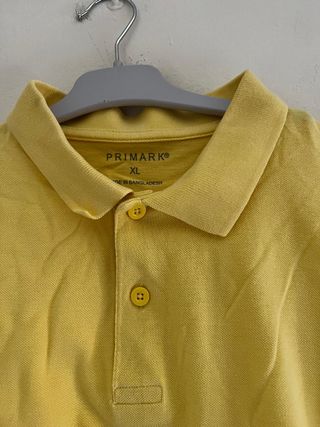 Primark Polo Amarillo Talla XL | Nuevo Algodón