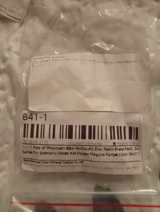 Pastillas de freno para bicicleta