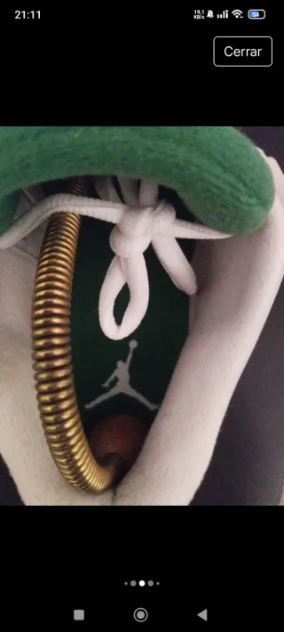 Air Jordan 4 RM Bianco Verde Pino