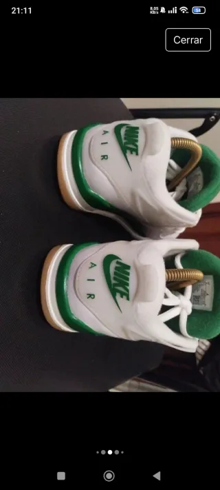 Air Jordan 4 RM Bianco Verde Pino