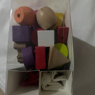 Cuentas de madera para enhebrar Janod