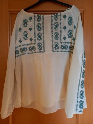 Blusa bordada Talla S