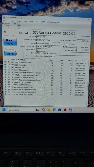 Disco SSD Samsung 840 EVO 250GB
