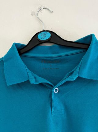 Primark Polo Algodón Turquesa Talla L | Nuevo