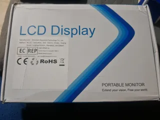 Monitor LCD Táctil Portátil Blanco