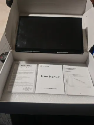 Monitor LCD Táctil Portátil Blanco