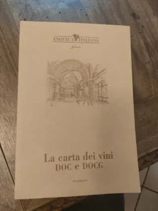 La carta dei vini DOC e DOCG XII EDIZIONE