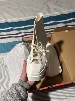 Converse plataforma tacón talla 39