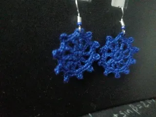 Pendientes Ganchillo Hechos a Mano