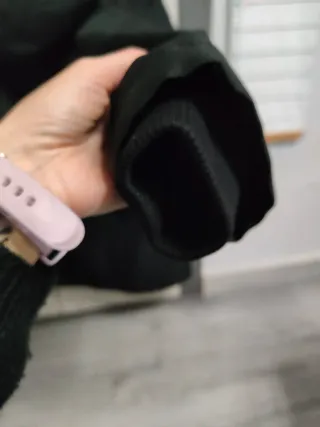 Abrigo de porteo Wombat Talla M Negro/Turquesa