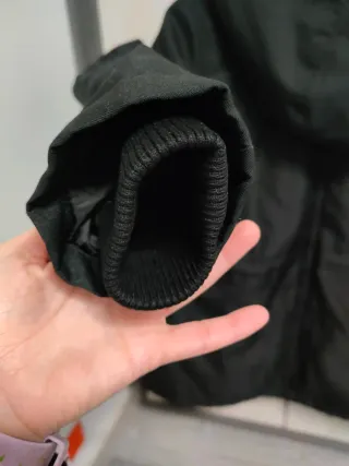 Abrigo de porteo Wombat Talla M Negro/Turquesa