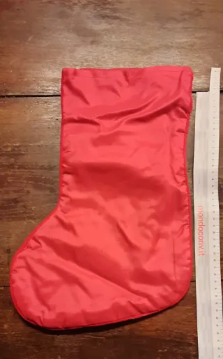 Calza Natalizia Babbo Natale Orsetto