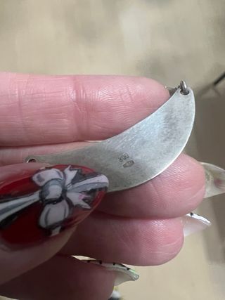 Collana Argento con Decorazione Floreale