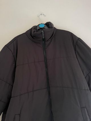 Shein Curve Chaqueta Puffer Negra Talla 1XL