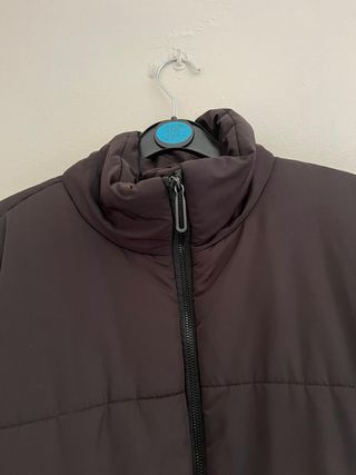 Shein Curve Chaqueta Puffer Negra Talla 1XL