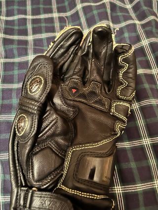 Guantes Dainese Moto Negro/Dorado